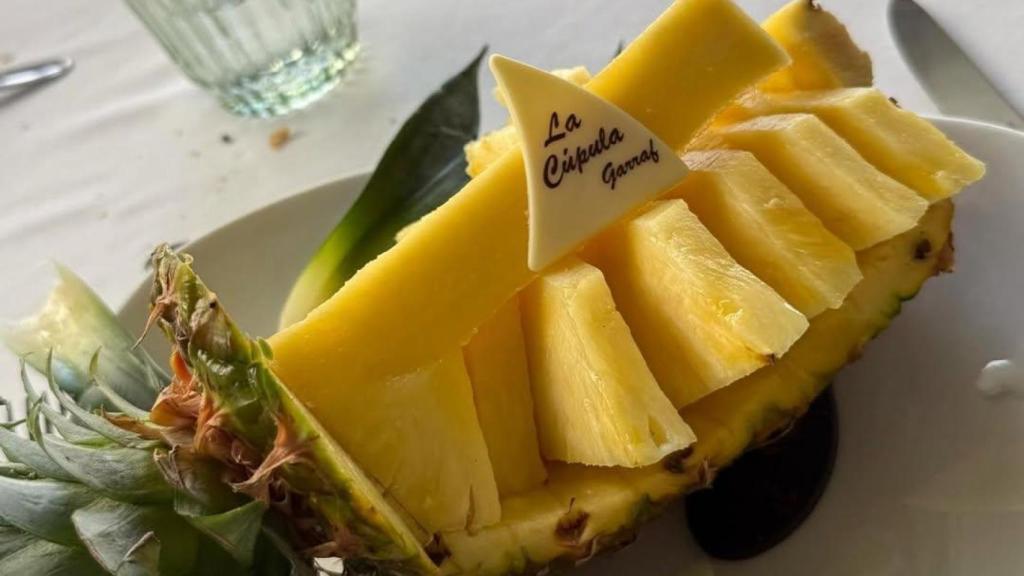 El postre de Pedri en La Cúpula del Garraf