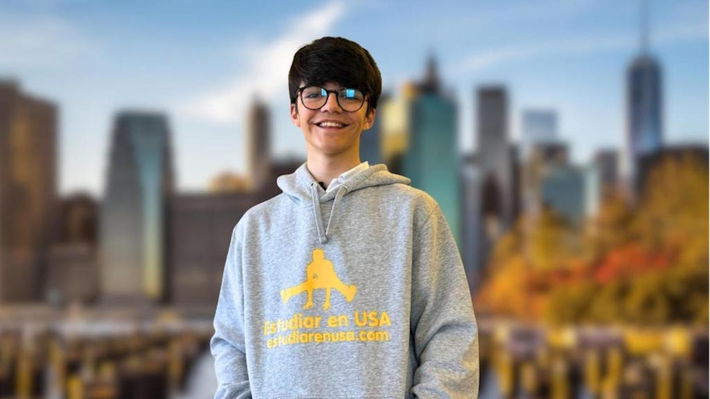 Lucas, de Madrid, estudiante para el curso 2025-26 en USA