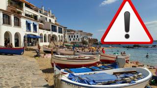 Problemas en la playa más pija de Cataluña