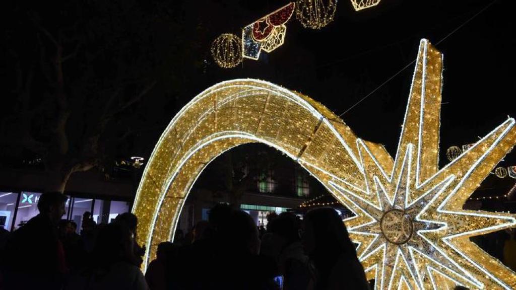 Luces de Navidad en Mataró, en 2024