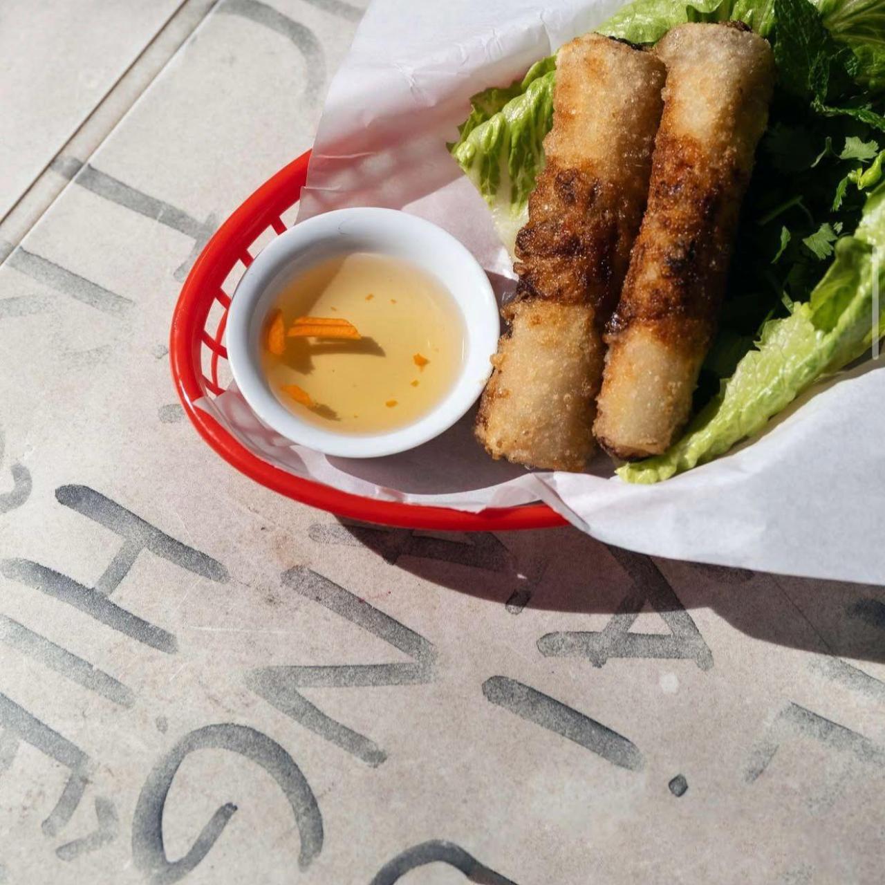 Plato de la carta del Banh Mi Club