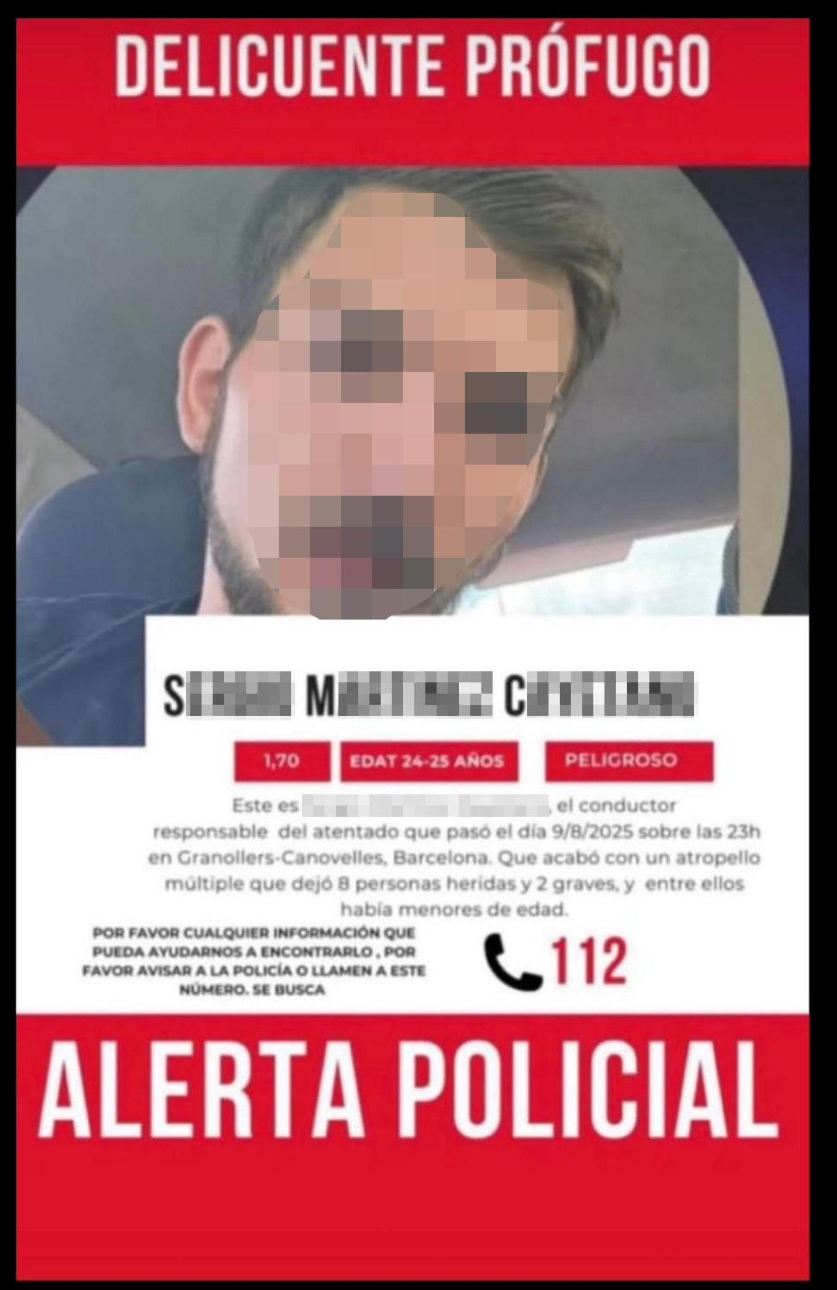 La falsa alerta policial emitida por los vecinos de Granollers