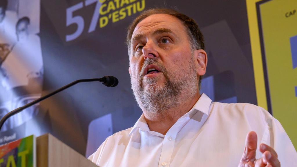 Oriol Junqueras, en la Universitat Catalana d'Estiu