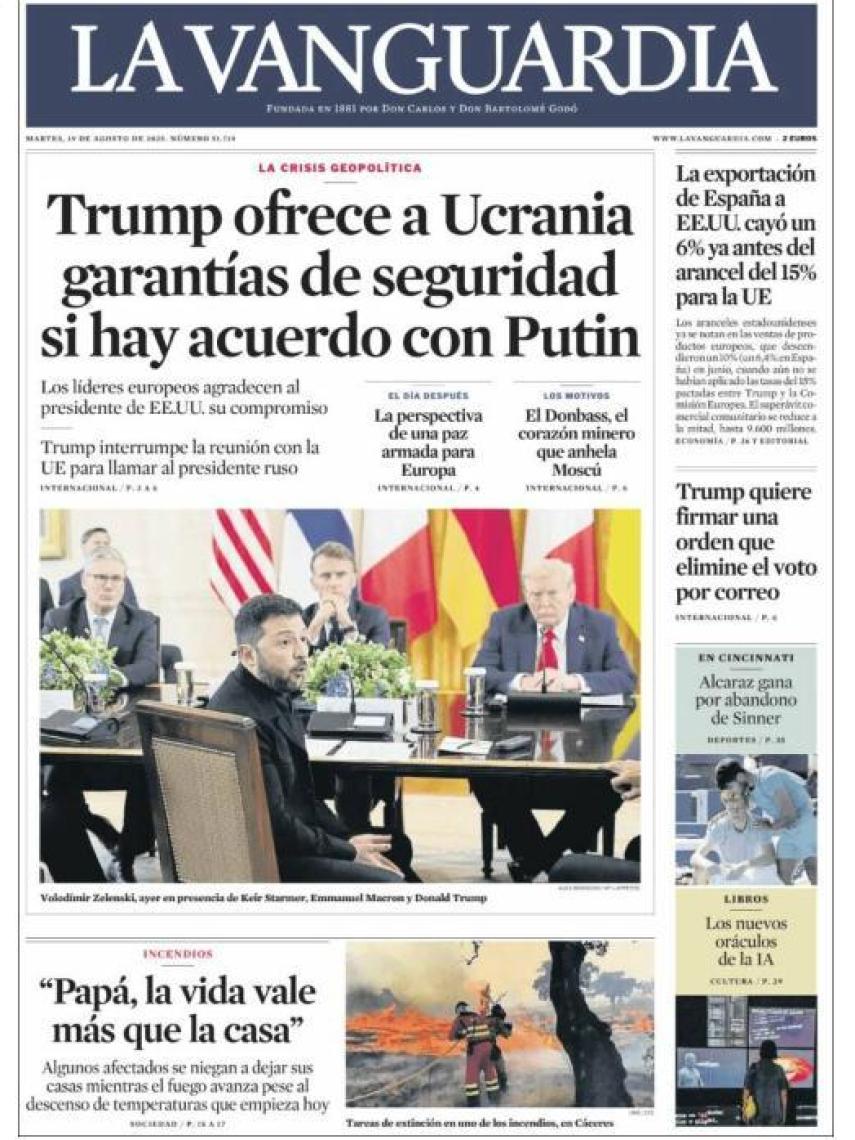 Portada 'La Vanguardia'