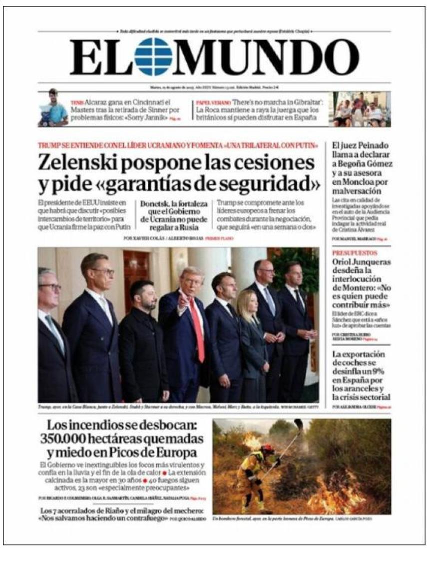 Portada 'El Mundo' 19/08