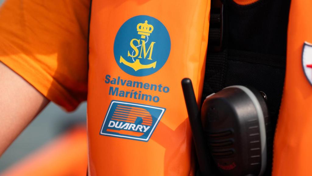 Un salvavidas de Salvamento Marítimo de Barcelona