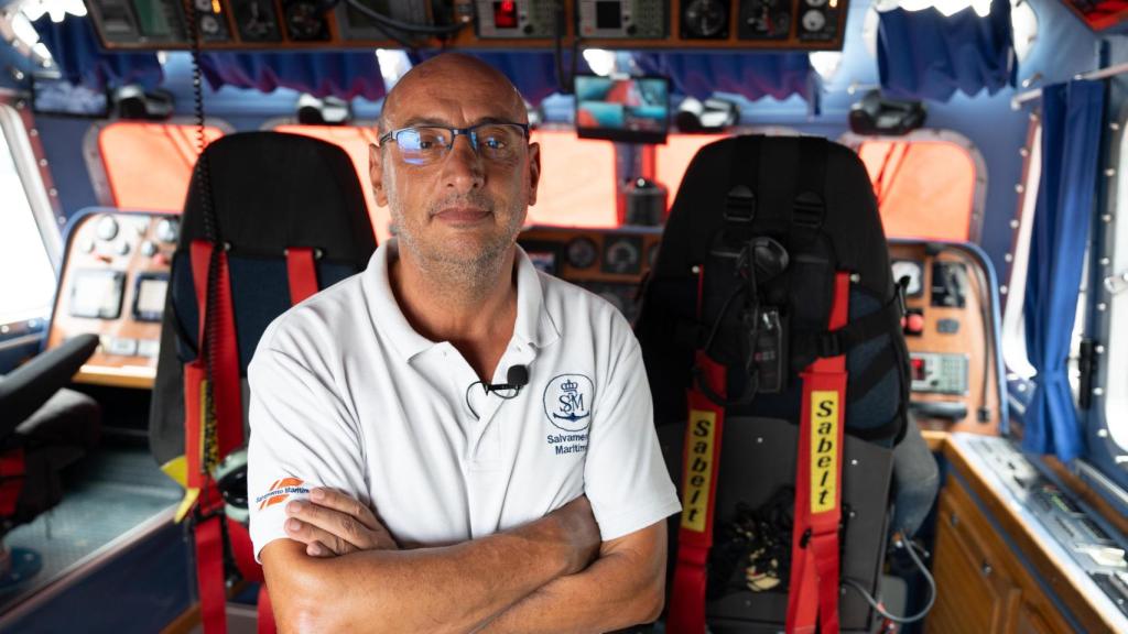 El jefe del Centro de Coordinación de Salvamento de Barcelona, Gerardo Gantes