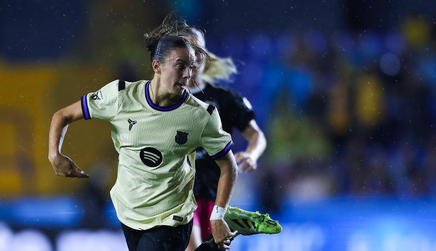 Aitana Bonmatí, durante el Duelo de Estrellas en México con el Barça Femenino