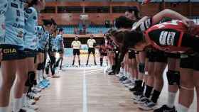 El Club Balonmano Zuazo en uno de sus ltimos partidos / @CbmZuazo