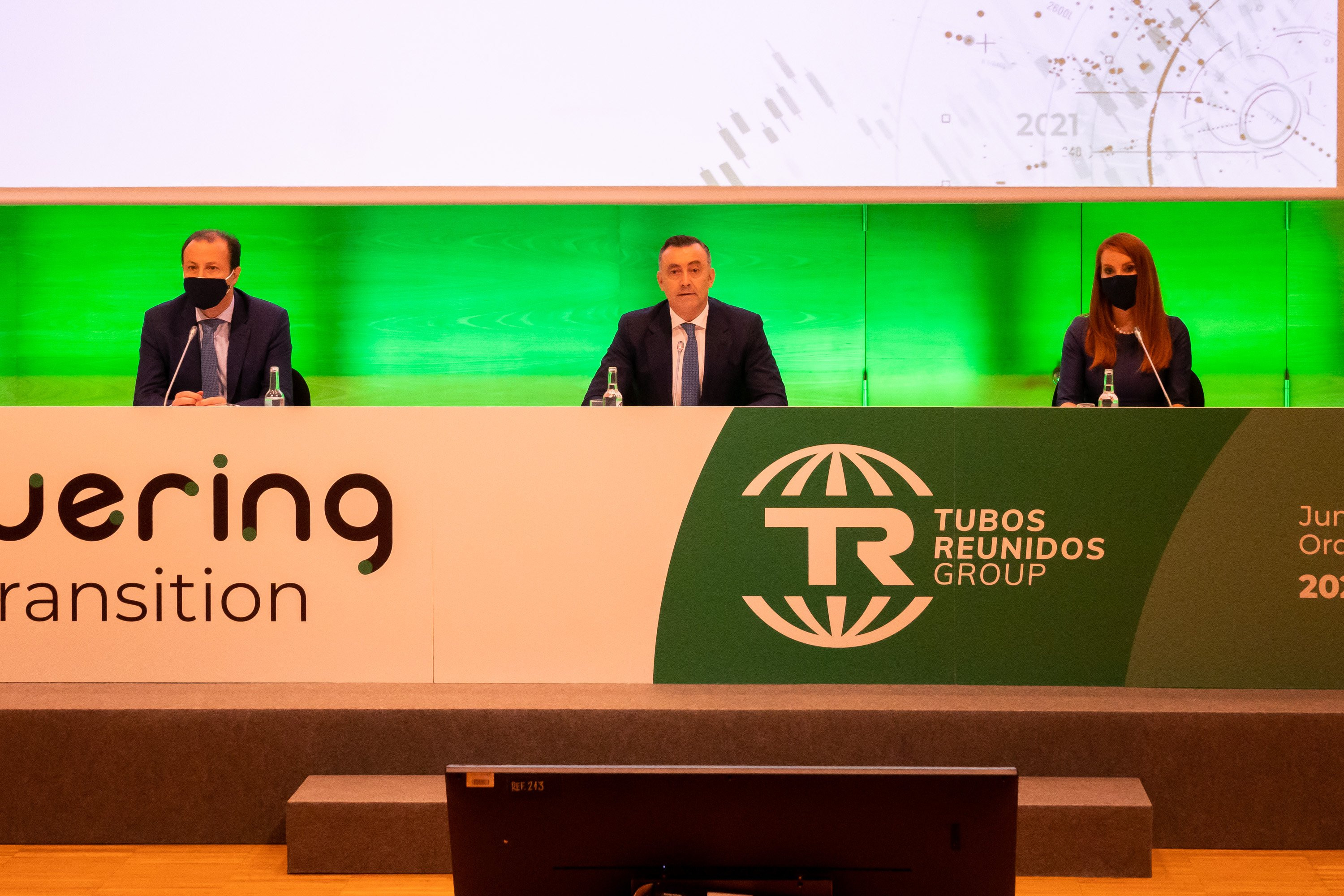 El presidente de Tubos Reunidos, Francisco Irazusta, en una Junta de Accionistas./ EP