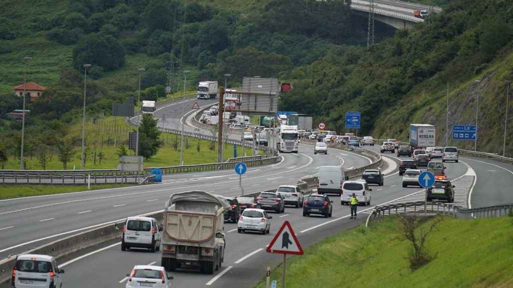 Carretera A8 en Bilbao. / EP