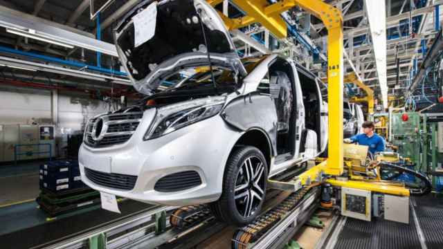 Instalaciones de montaje de la planta de Mercedes en Vitoria, principal motor de las exportaciones vascas / Mercedes
