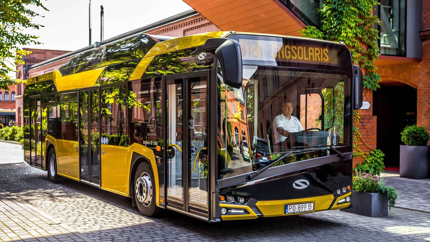 Uno de los autobuses de Solaris/ CV