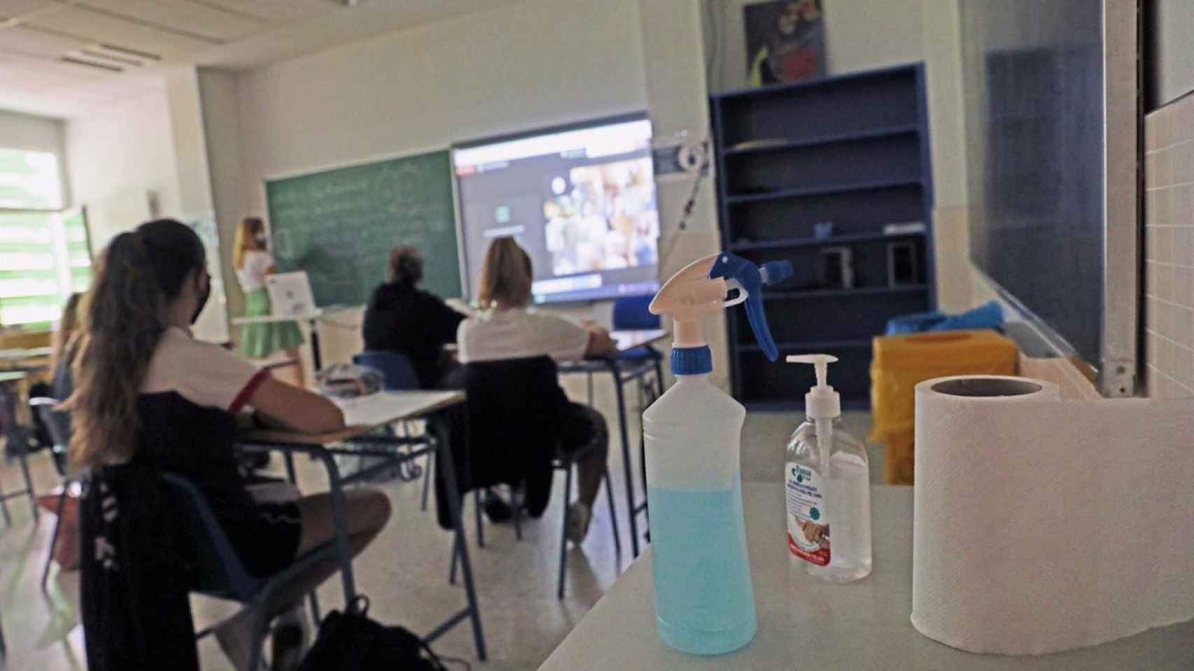 Aula de un colegio vasco/ EP