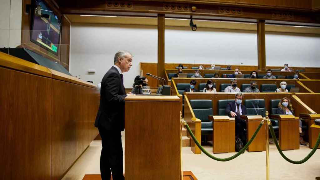 Lehendakari Urkullu en el Parlamento