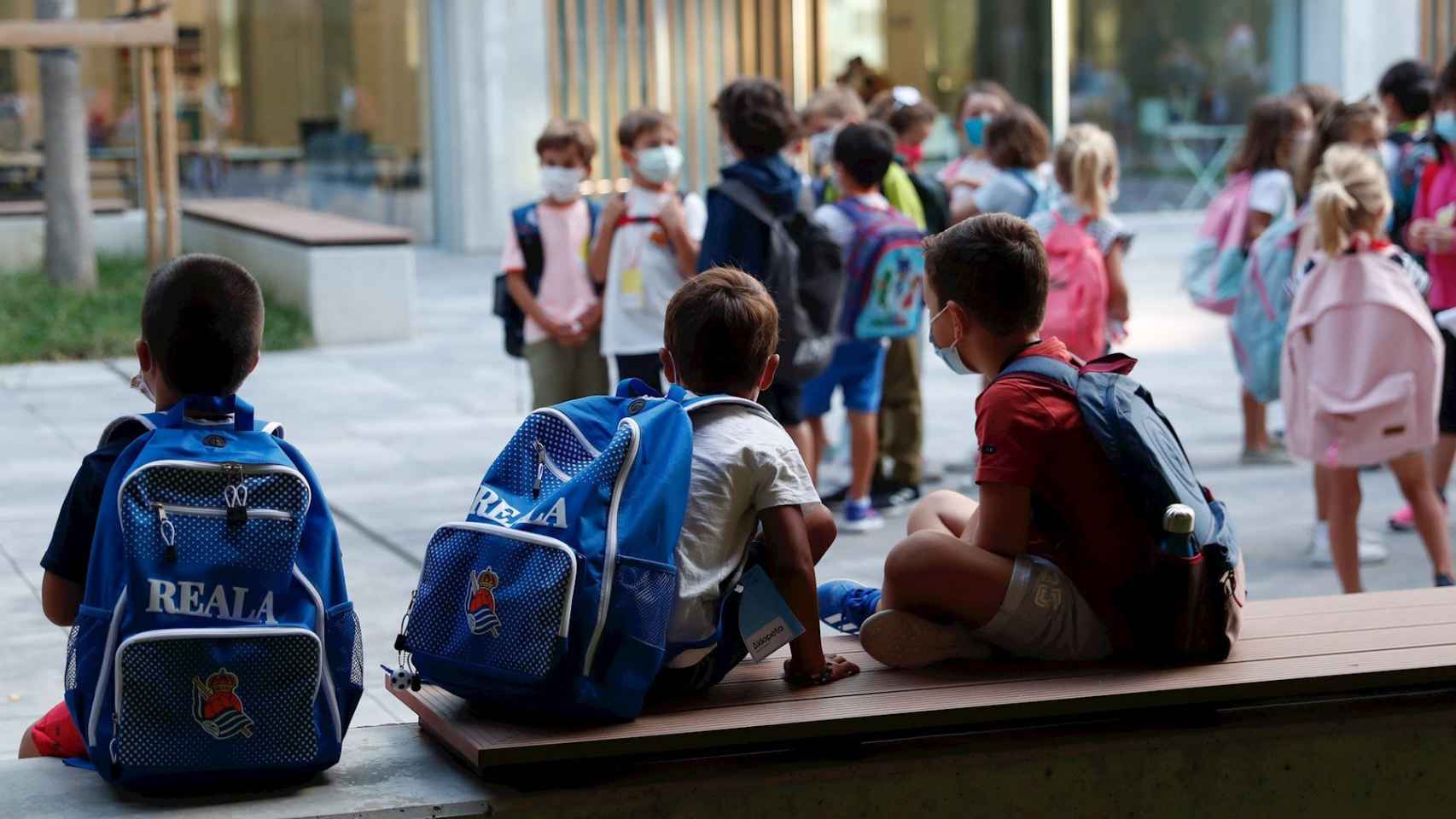 Arranque del nuevo curso escolar en Euskadi. / EFE