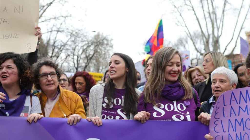 Irene Montero en una manifestacin feminista. /EP