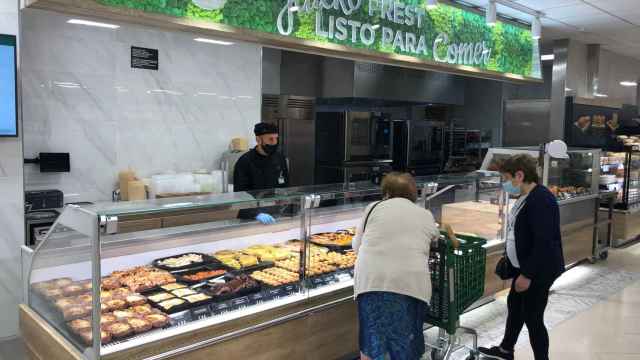 Seccin de Listo para comer en el supermercado de Mercadona de Alameda Urquijo de Bilbao. / EP