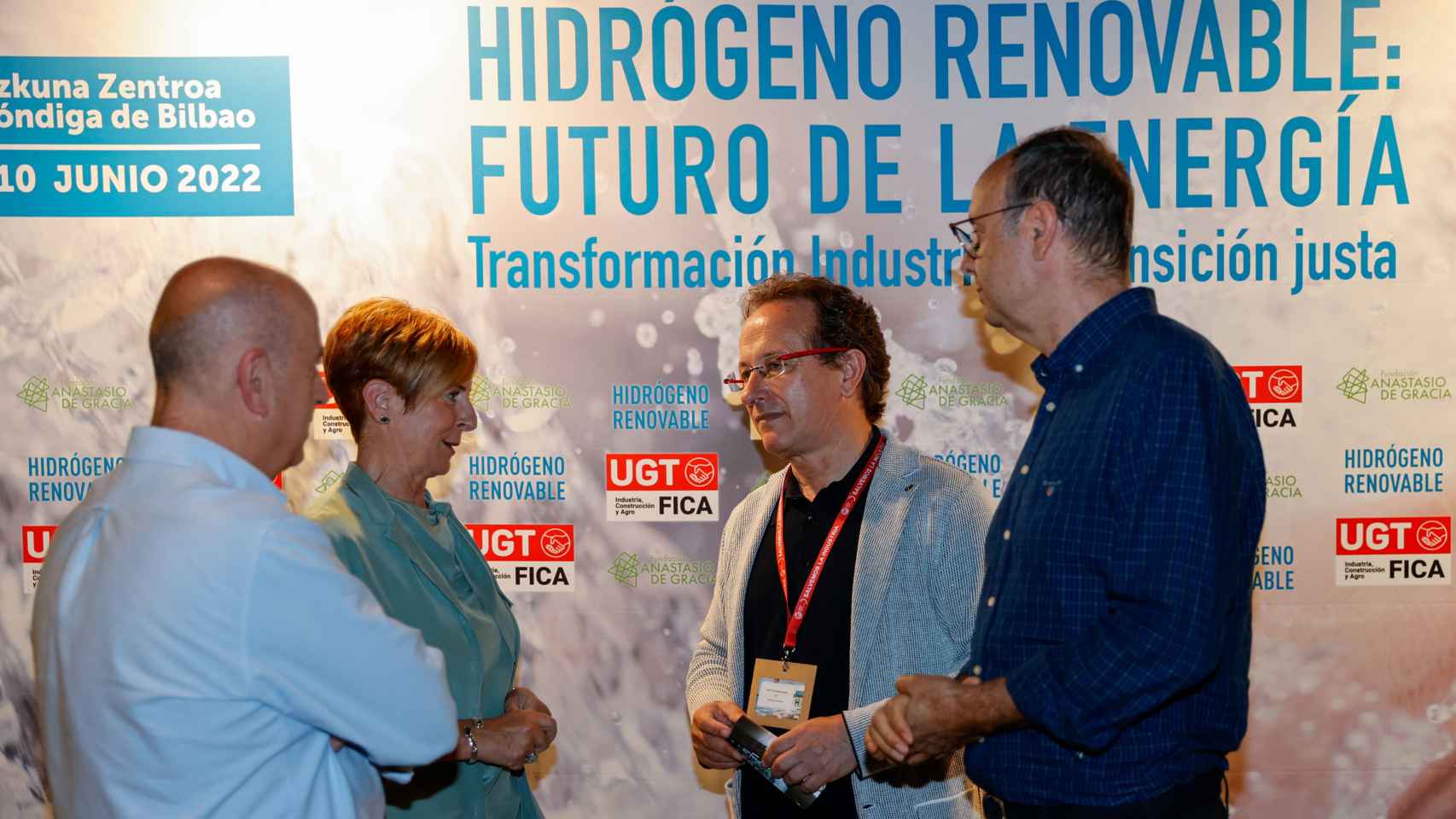 La consejera Arantxa Tapia en las jornadas sobre hidrgeno organizadas por UGT / EFE