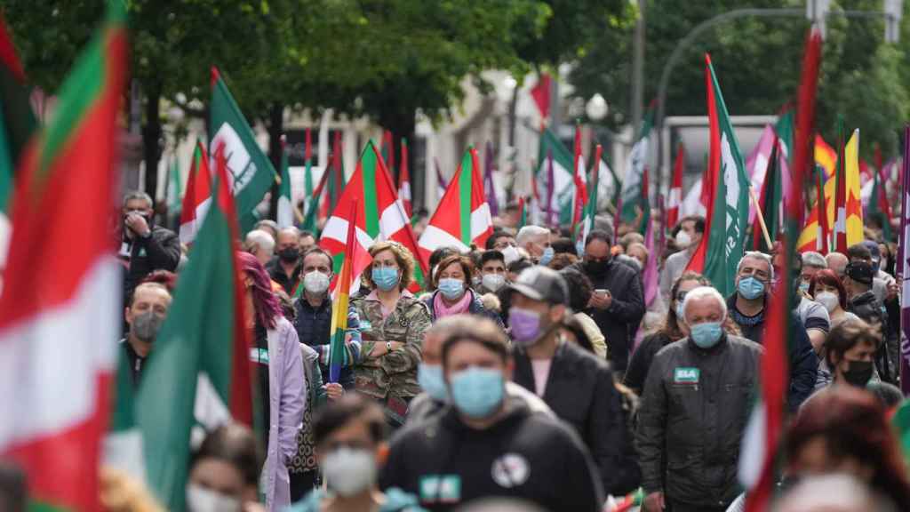 Manifestacin del Primero de Mayo de 2021 en Bilbao. / EP