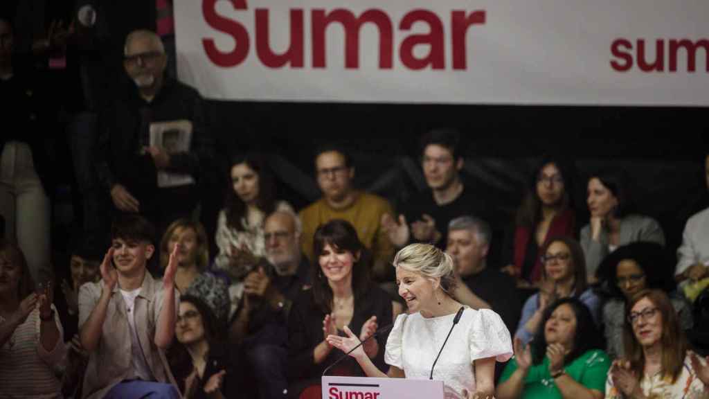 Yolanda Daz en su presentacin como candidata a la presidencia del Gobierno en Madrid / Europa Press