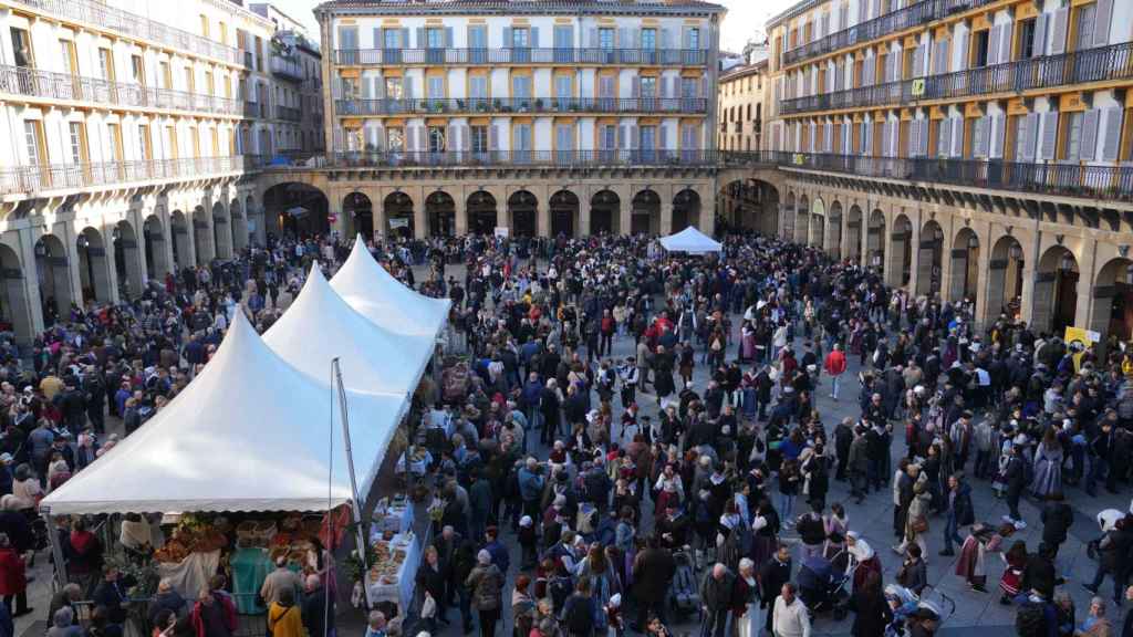 Feria de Santo Toms en Donostia. / EP