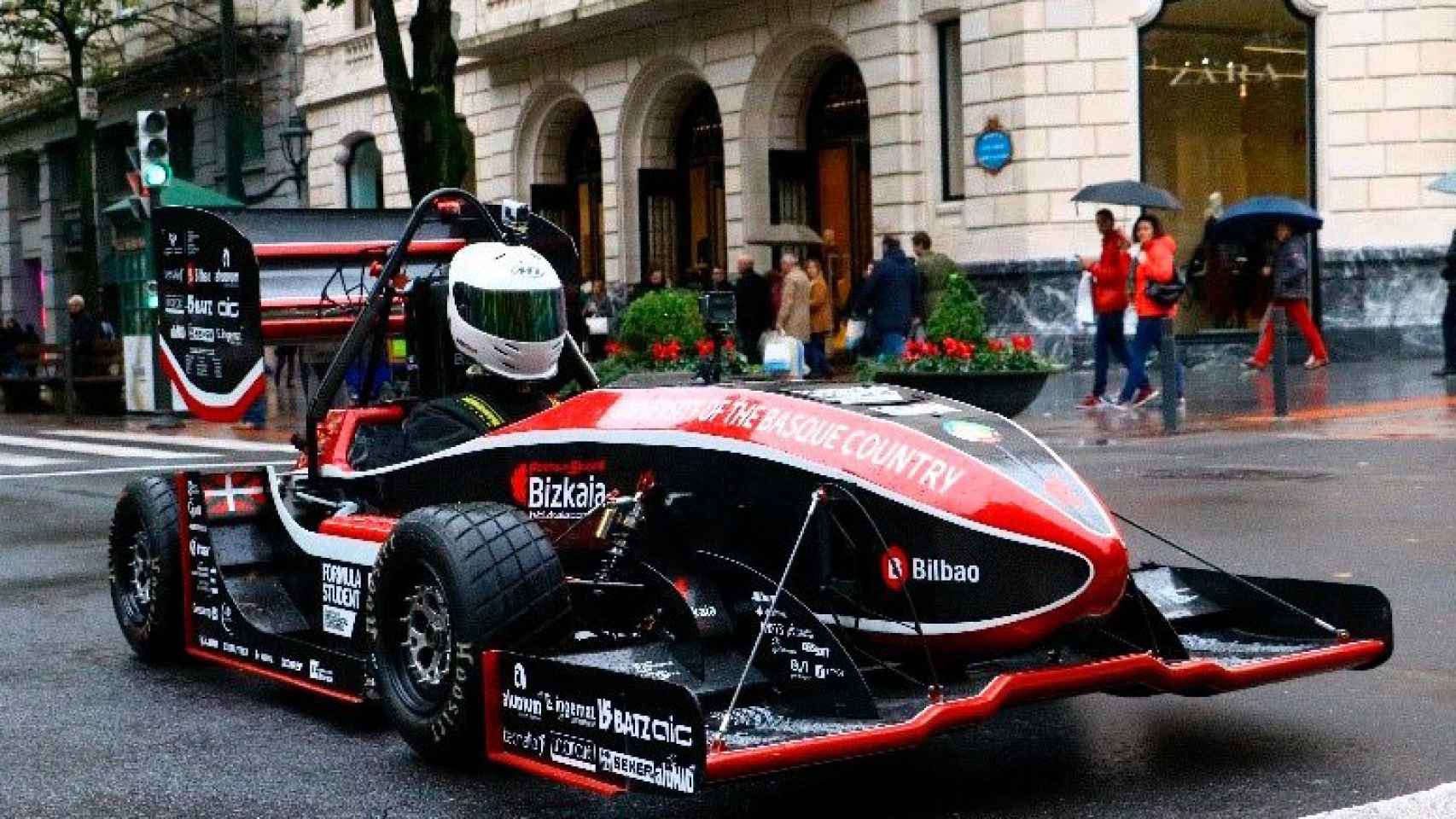 Monoplaza del equipo Formula Student Bizkaia. / UPV/EHU