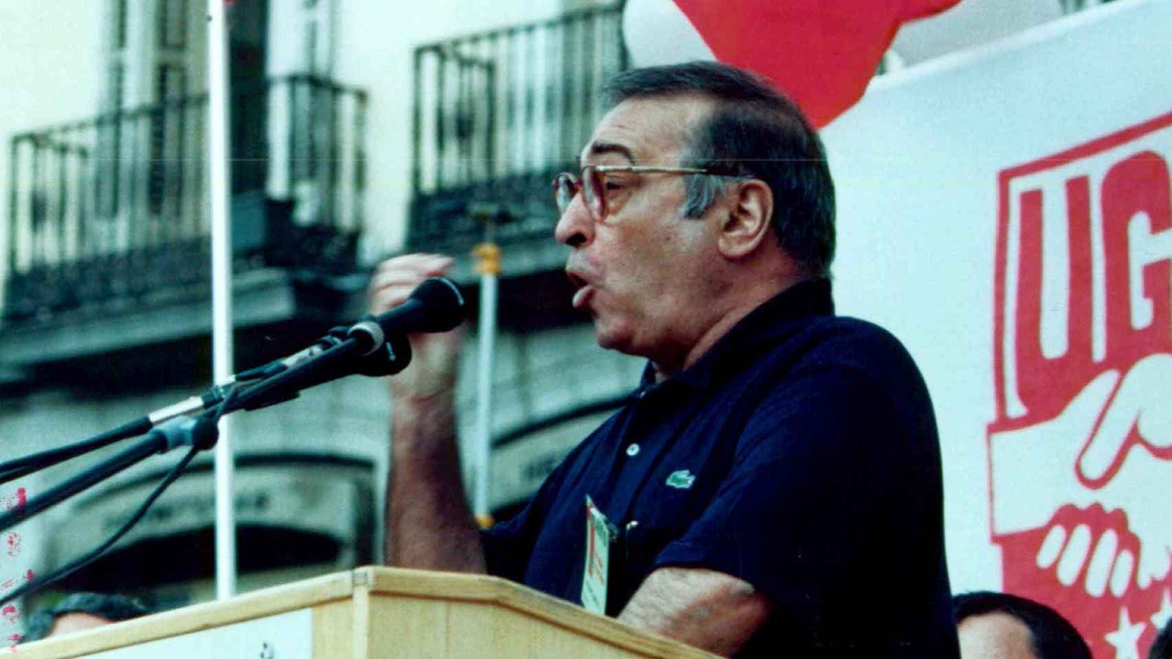 Nicols Redondo, durante un acto de UGT / UGT