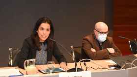 Sara Buesa y Txema Portillo en el seminario del ao pasado, dedicado a los 'Transterrados'