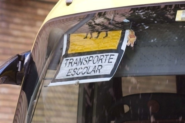 Un autobús de transporte escolar. / EP