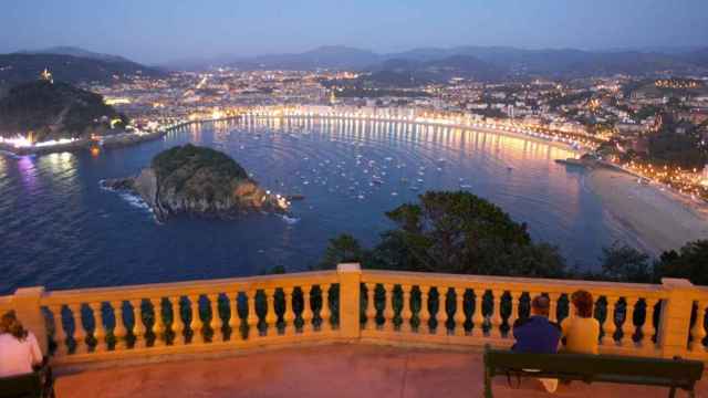 Atardecer desde el monte Igueldo, en Donostia, un plan hermoso para este San Valentn.