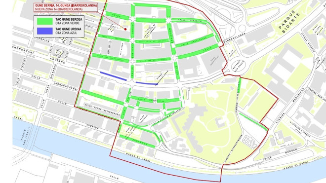 Nuevas zonas de OTA en Bilbao. / Ayuntamiento de Bilbao