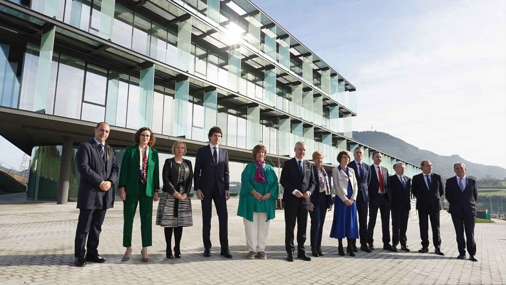 Inauguracin del Energy Intelligence Center, donde se ubicarn Petronor, Vicinay, Tubacex, Tubos Reunidos y AMPO. / Europa Press