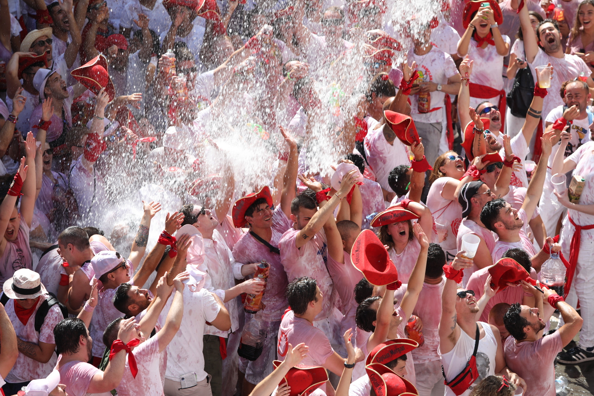 Chupinazo de las fiestas de San Fermín. / EP