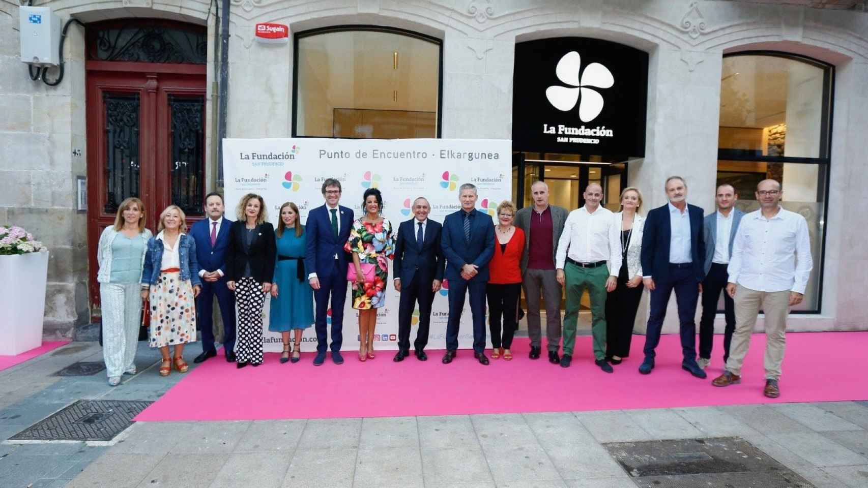 Inauguracin de la sede de la Fundacin Laboral San Prudencio / EFE