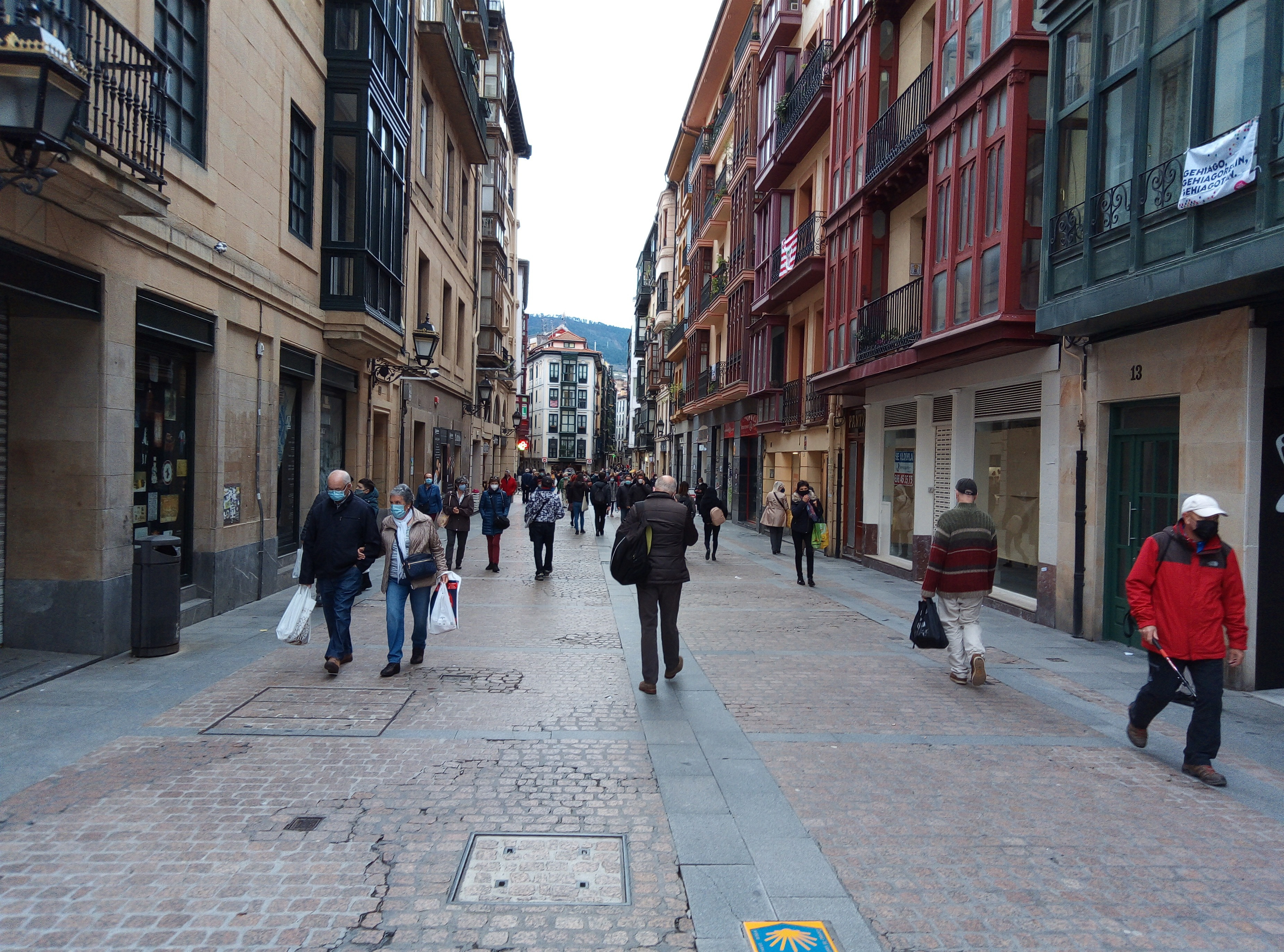 Imagen del Casco Viejo de Bilbao, donde se produjo el último asesinato del presunto 'asesino de la app'. / EP