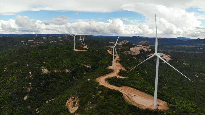 Complejo eólico de Chafariz de Iberdrola en Brasil. / EP