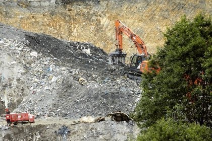 Los restos del vertedero de Zaldibar / EP