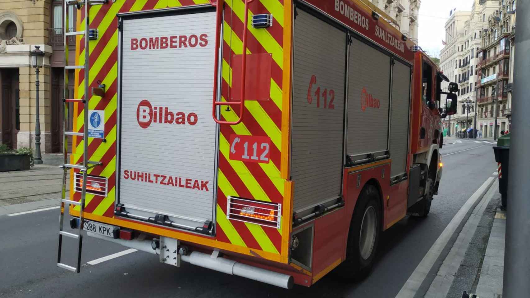 Camin de bomberos./Bomberos Euskadi