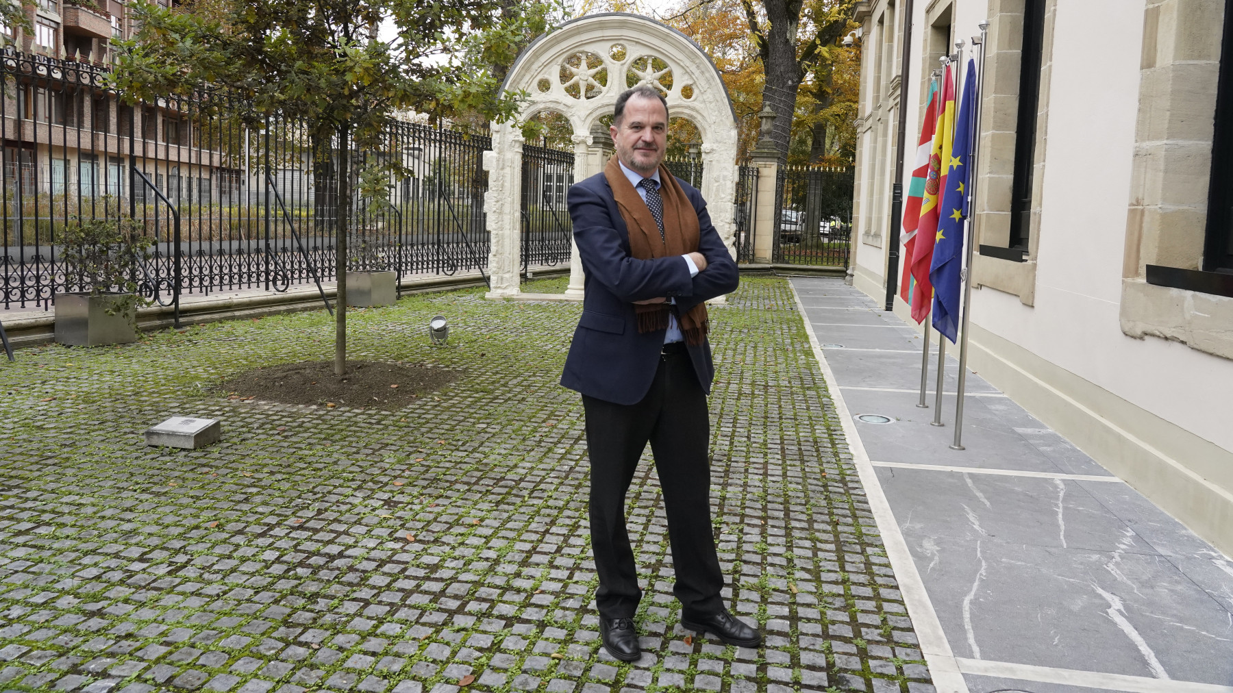 Carlos Iturgaiz en el Parlamento vasco. / Paulino Oribe