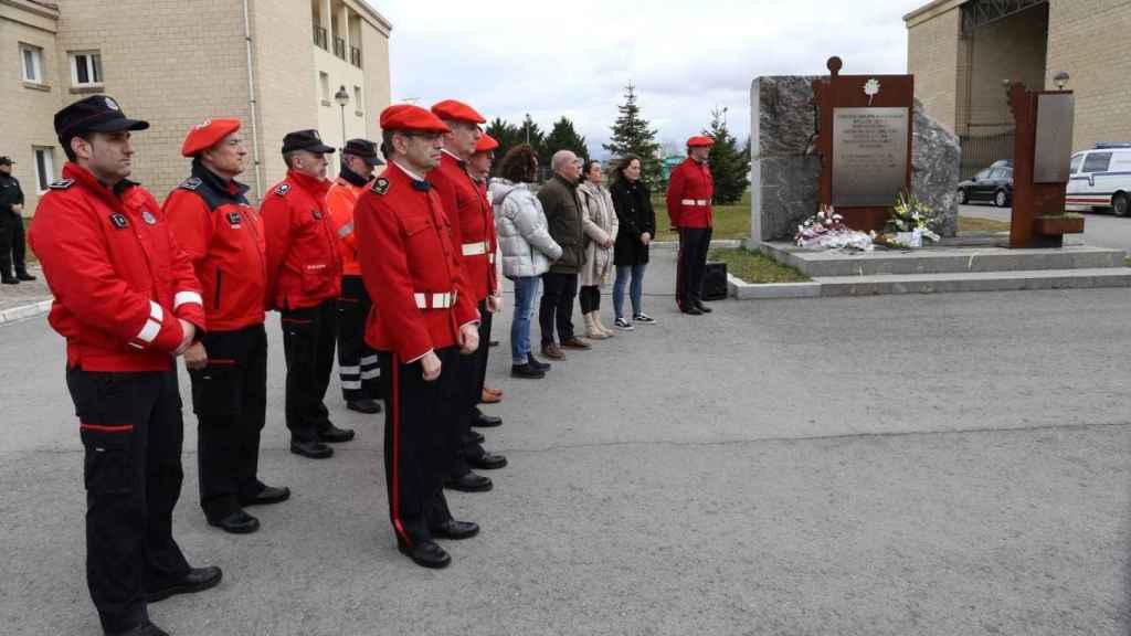 Homenajea de la Ertzaintza a Carlos Daz Arcocha, superintendente asesinado por ETA en Vitoria-Gasteiz en 1985./EuropaPress