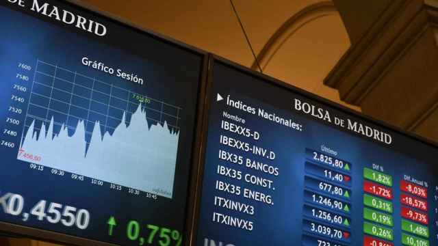 Cotizaciones en la Bolsa de Madrid. / EP