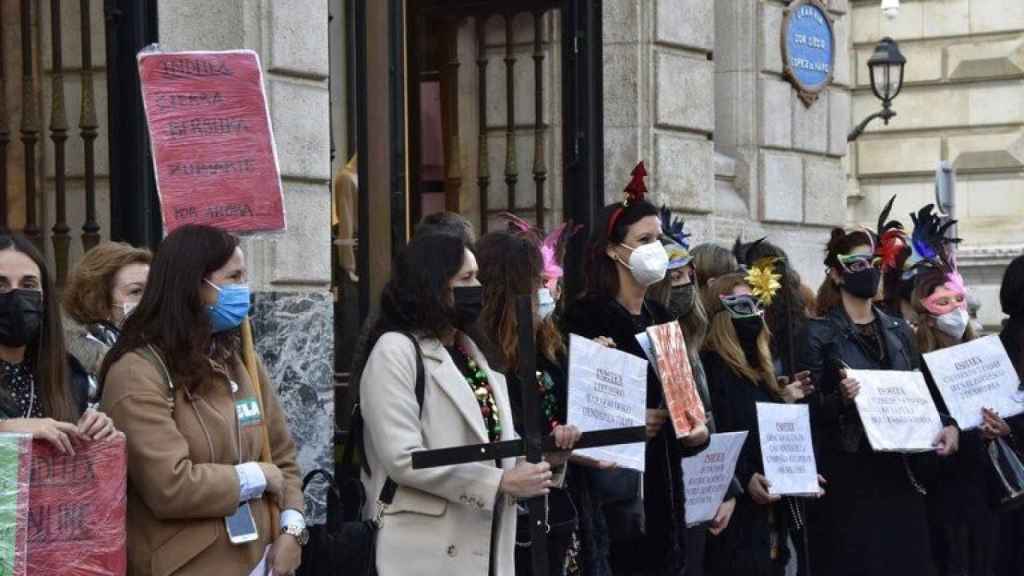 Las trabajadoras de Inditex protestan por el posible cierre de 20 tiendas en Euskadi / EP