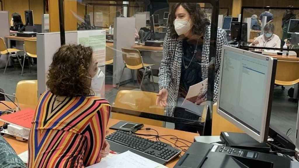 Oficinas de lava durante la campaa de la renta de 2021 / EP