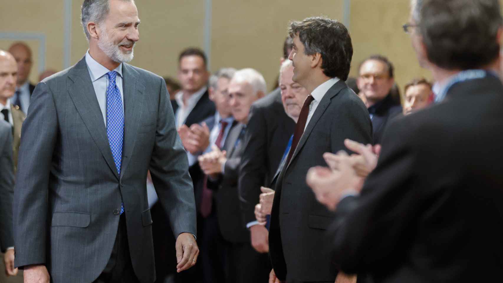 Felipe VI en su ltima visita a Bilbao.