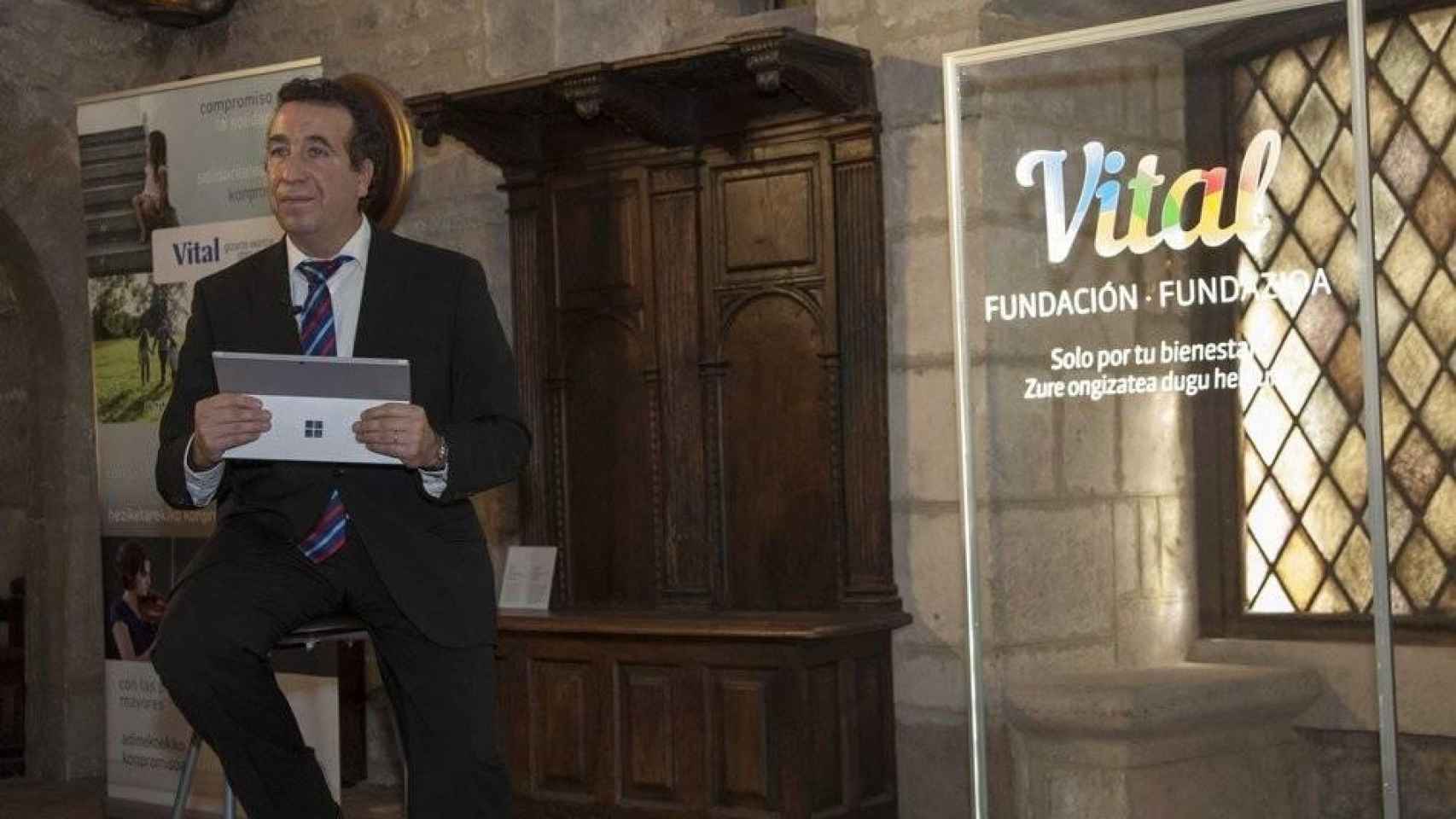 El presidente de la Fundacin Vital, Jon Urresti.