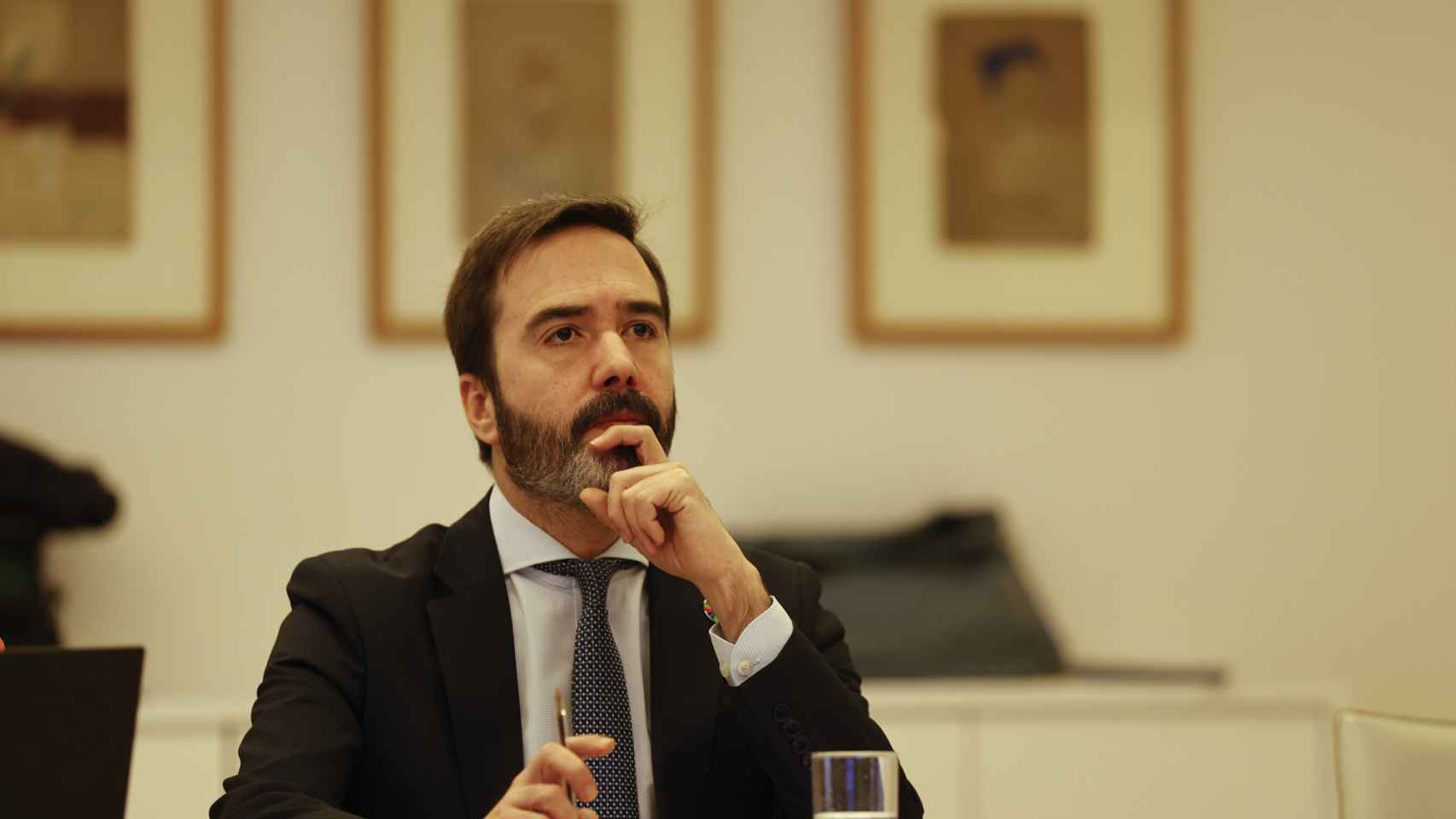 El consejero de Turismo, Javier Hurtado, este viernes en Bilbao. / Efe