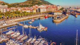 Vista aérea de uno de los pueblos pesqueros más bonitos de Euskadi.