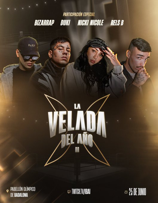 Actuaciones musicales de La Velada del Año 2. / @ibaiLlanos