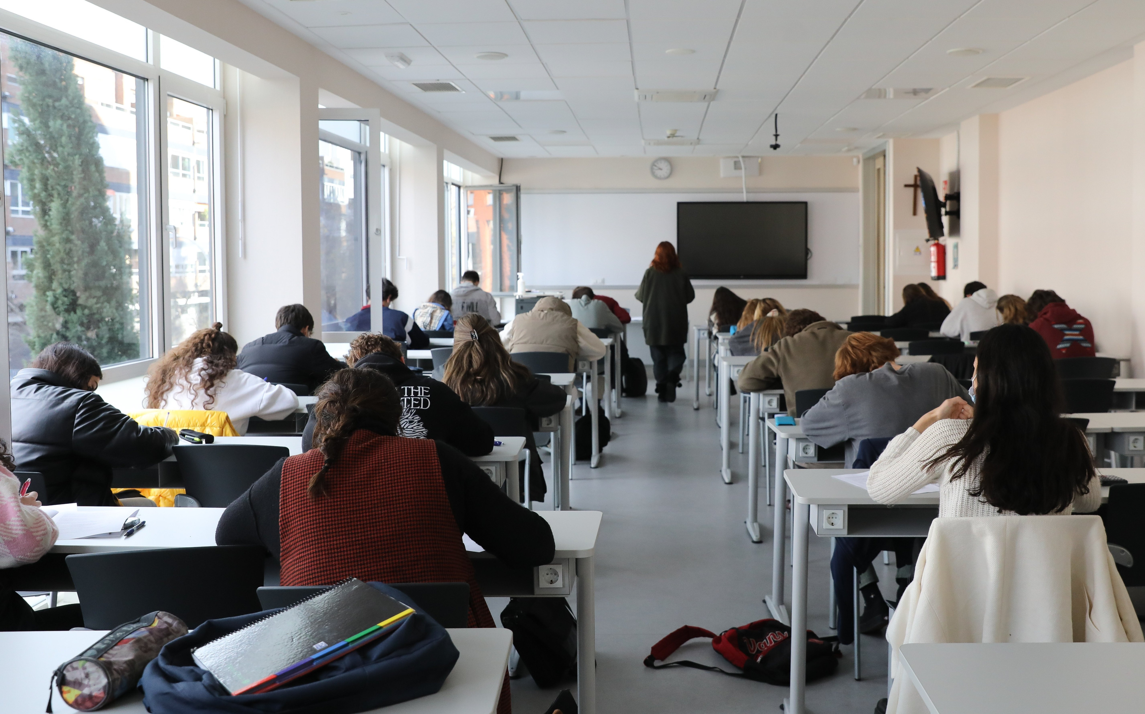 Alumnos en aula/EP